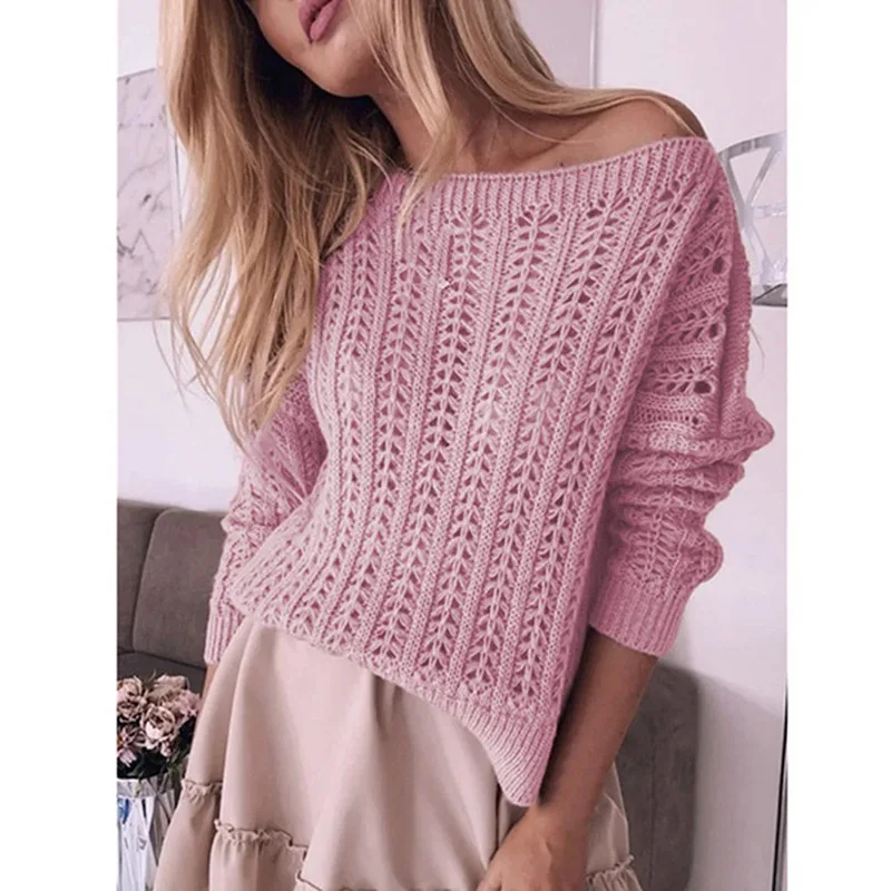 Women Autumn Hollow Out Loose Sweater Knitwear Outwear Fashion Ladies Casual Street Elegant Outfits Tops Clothing Sweater New
Women Autumn Hollow Out Loose Sweater Knitwear Outwear Fashion Ladies Casual Street Elegant Outfits Tops Clothing Sweater New