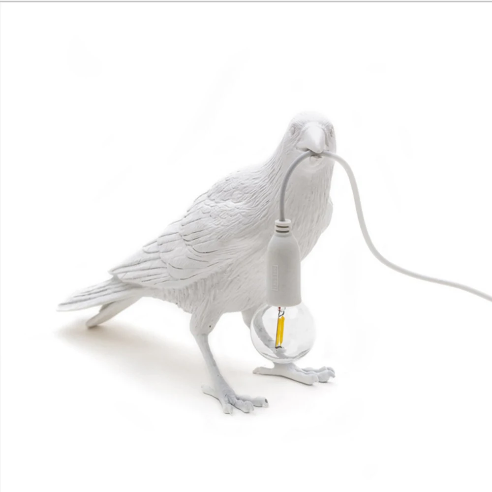 DC5V Seletti Bird Light Resin Crow Wall Lamp USB Power Nordic Style Table Night Lamps Wall Sconce Lights Fixtures Bar Decoration
DC5V Seletti Bird Light Resin Crow Wall Lamp USB Power Nordic Style Table Night Lamps Wall Sconce Lights Fixtures Bar Decoration