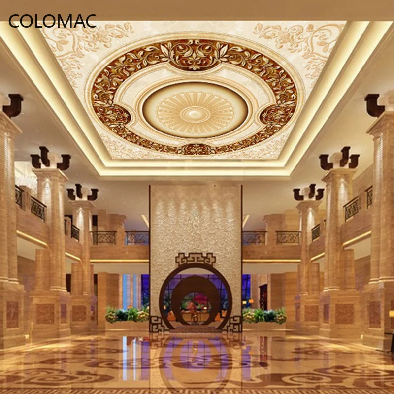 Colomac Custom European Luxury Gold Ceiling Wallpaper Living Room Hotel 3d Ceiling Mural Wall Stickers Home Decor Dropshipping
Colomac Custom European Luxury Gold Ceiling Wallpaper Living Room Hotel 3d Ceiling Mural Wall Stickers Home Decor Dropshipping