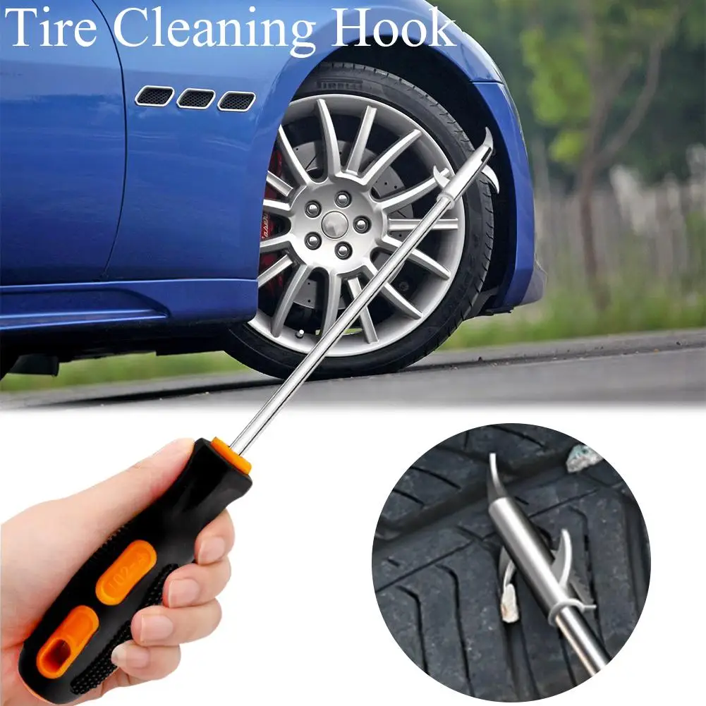 1PC Car Tire Stone Cleaner Groove Broken Stone Remover Tire Cleaning Hook Tire Cleaning Tool Car-styling
1PC Car Tire Stone Cleaner Groove Broken Stone Remover Tire Cleaning Hook Tire Cleaning Tool Car-styling