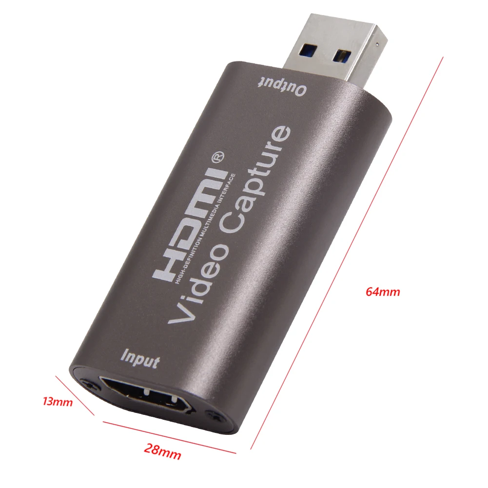 USB 3.0/2.0 Video Capture Card HDMI-compatible to USB 2.0 1080P Mini Acquisition Card HD Camera Recording Live Streaming Adapter
USB 3.0/2.0 Video Capture Card HDMI-compatible to USB 2.0 1080P Mini Acquisition Card HD Camera Recording Live Streaming Adapter