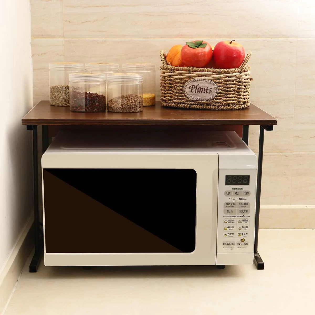 Деревянный шкаф для хранения приправ, кухонная полка, стеллаж для хранения специй, кухонная многофункциональная полка 54x35x36 см
Деревянный шкаф для хранения приправ, кухонная полка, стеллаж для хранения специй, кухонная многофункциональная полка 54x35x36 см