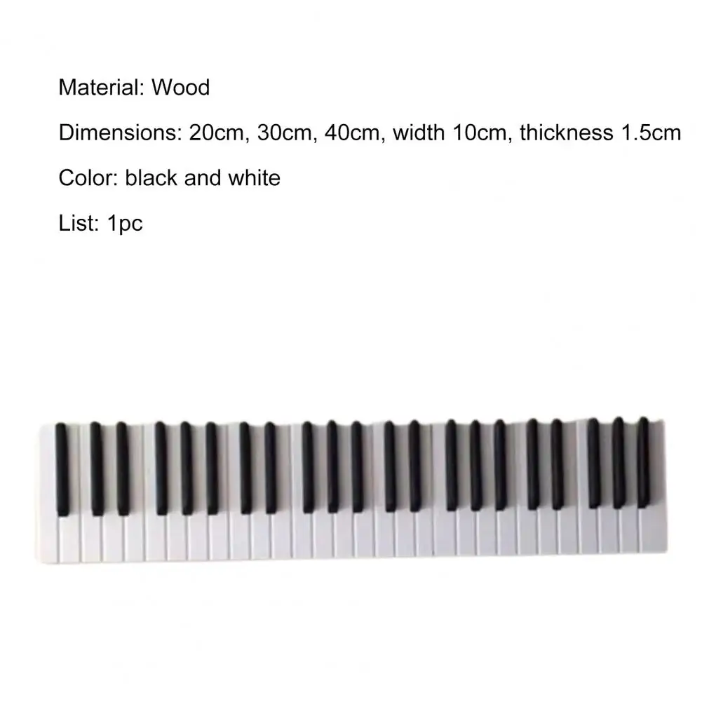Hot Sales Storage Rack Innovative Piano Key Pattern Wood Nail-free Wall-mounted Hat Hook Coat Hanger for Bedroom
Hot Sales Storage Rack Innovative Piano Key Pattern Wood Nail-free Wall-mounted Hat Hook Coat Hanger for Bedroom