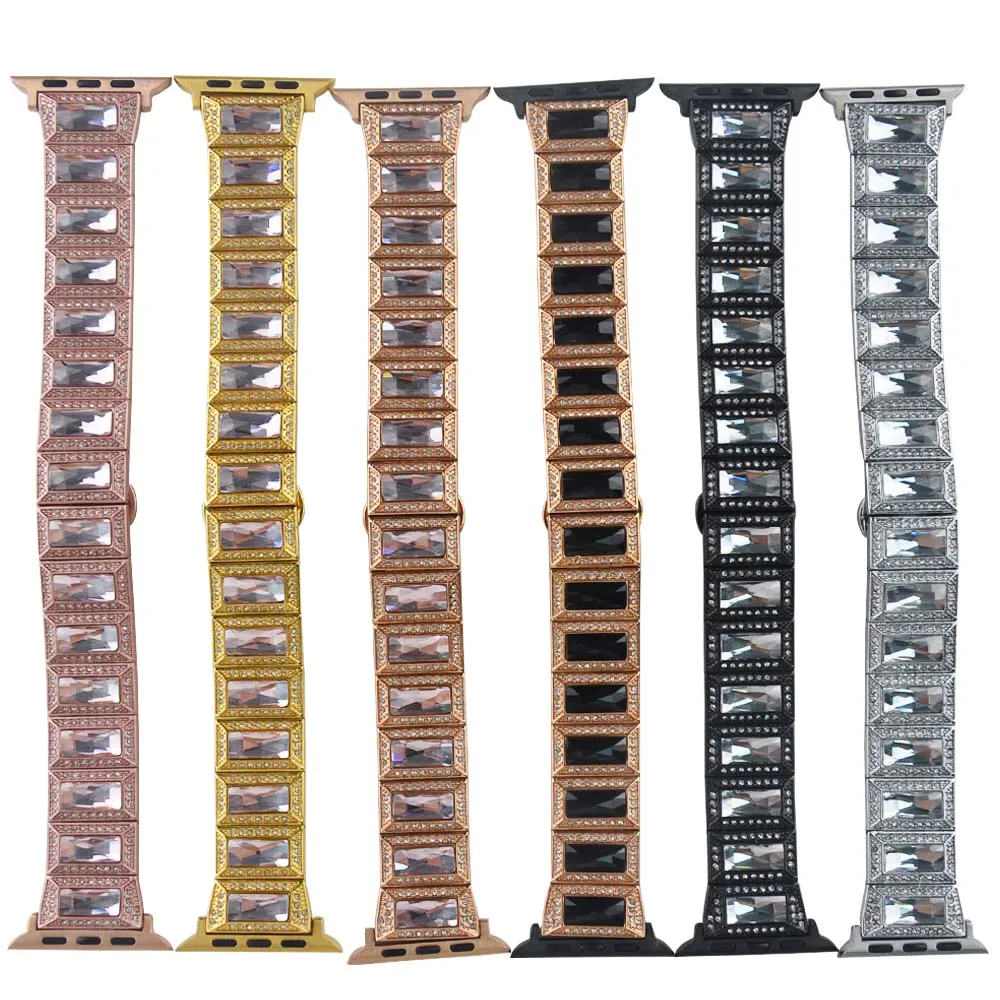 High Quality Strap for Apple Watch SE Band Series 6 5 4 3 2 Diamond Jewel Gem Women Bracelet 40mm 44mm 38mm 42mm Metal Belt
High Quality Strap for Apple Watch SE Band Series 6 5 4 3 2 Diamond Jewel Gem Women Bracelet 40mm 44mm 38mm 42mm Metal Belt