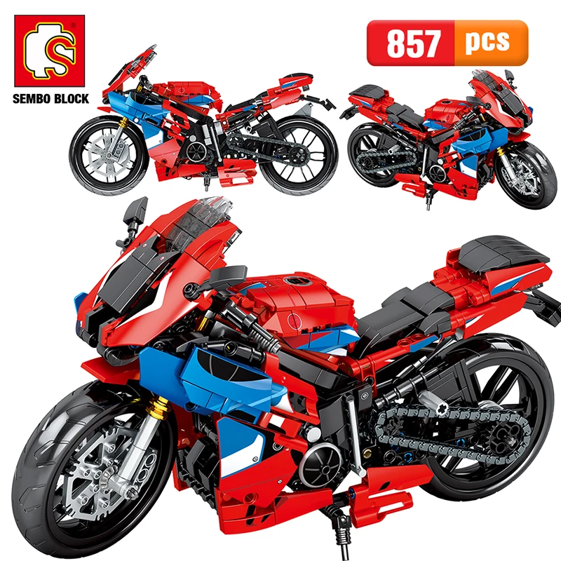 City Motorcycle MOC Vehicle Model Building Blocks Racing Car Mechanical Educational Bricks Toys For Children
City Motorcycle MOC Vehicle Model Building Blocks Racing Car Mechanical Educational Bricks Toys For Children