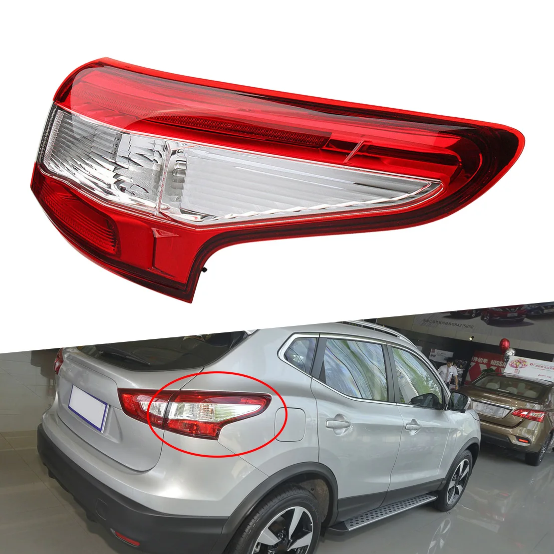 12V Car Rear Right RH Outer LED Tail Light Lamp Harness Fit for Nissan Qashqai 2016 2015 2014
12V Car Rear Right RH Outer LED Tail Light Lamp Harness Fit for Nissan Qashqai 2016 2015 2014