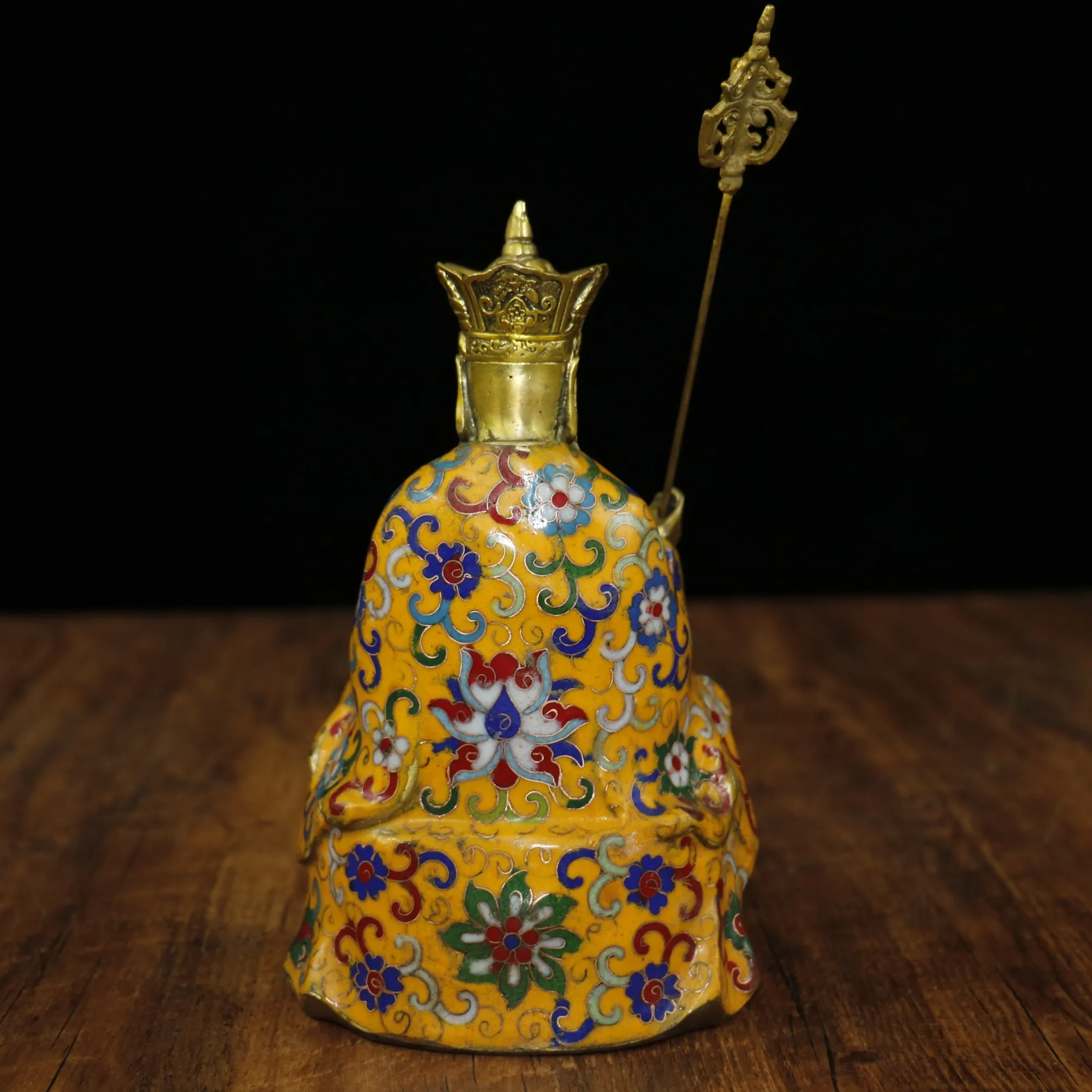 Home Decor 8" Tibet Buddhism Old Bronze Cloisonne Enamel Ksitigarbha Buddha statue Amitabha Buddha Enshrine the Buddha
Home Decor 8" Tibet Buddhism Old Bronze Cloisonne Enamel Ksitigarbha Buddha statue Amitabha Buddha Enshrine the Buddha