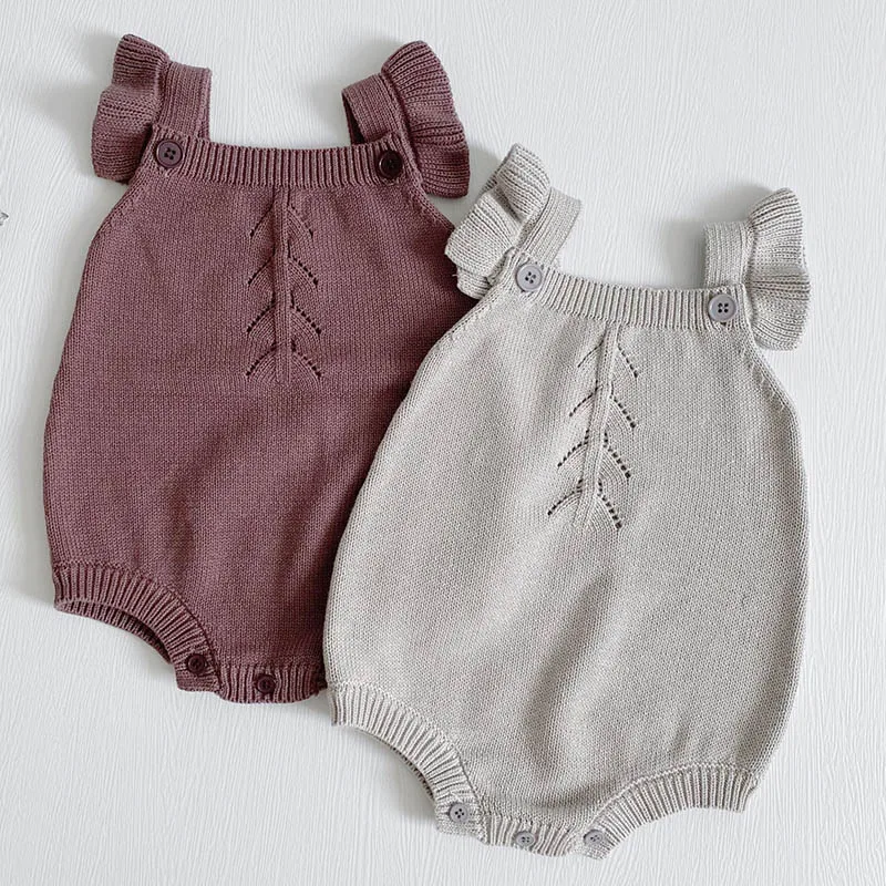 Newborn Baby Girls Knitted Sleeveless Solid Color Jumpsuit Spring Autumn Baby Girls Clothes Infant Baby Girl Bodysuits
Newborn Baby Girls Knitted Sleeveless Solid Color Jumpsuit Spring Autumn Baby Girls Clothes Infant Baby Girl Bodysuits