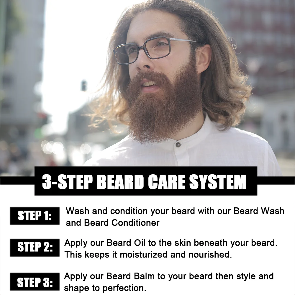 Beard Care Kit For Men Beard Shampoo & Grooming Set For Facial Hair Growth With Conditioner Oil Balm &Comb Mustache Clean&Wash
Beard Care Kit For Men Beard Shampoo & Grooming Set For Facial Hair Growth With Conditioner Oil Balm &Comb Mustache Clean&Wash