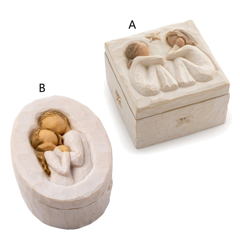 Friendship Sculpted Hand-Painted Valuable Keepsake Resin Box Lovers Love Embrace Jewelry Storage Box Friend Gift Box
Friendship Sculpted Hand-Painted Valuable Keepsake Resin Box Lovers Love Embrace Jewelry Storage Box Friend Gift Box