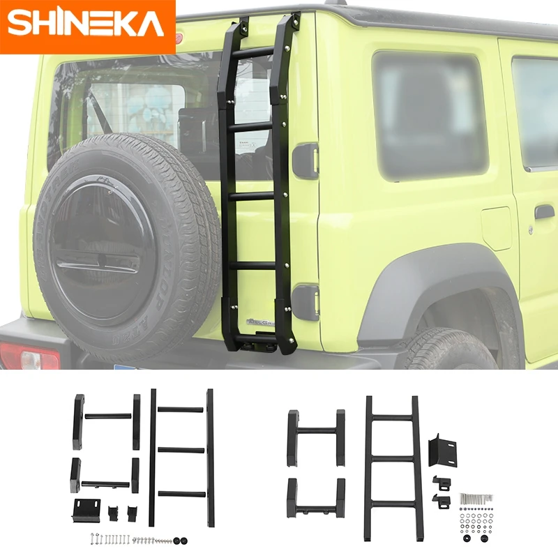 SHINEKA Protective Frames For Suzuki Jimny JB74 2019+ Car Rear Door Tailgate Ladder Accessories For Suzuki Jimny 2019 2020 2021
SHINEKA Protective Frames For Suzuki Jimny JB74 2019+ Car Rear Door Tailgate Ladder Accessories For Suzuki Jimny 2019 2020 2021