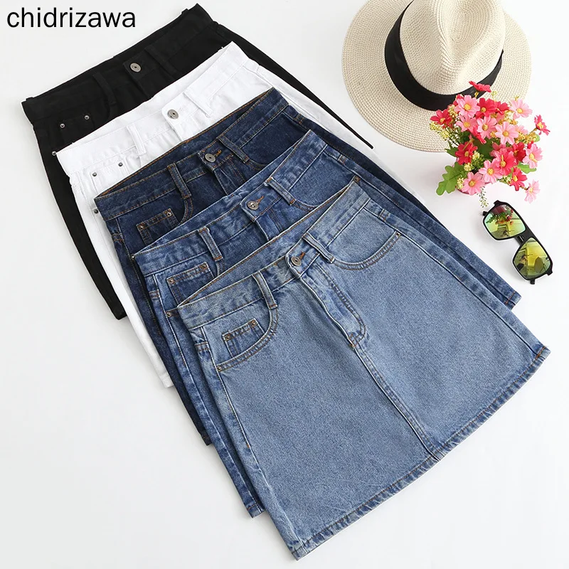 XS - 3XL New Women Sexy Denim Mini Skirt Fashion Summer High Waist Skirt Black Blue Package Hip Jeans Harajuku Plus Size Cotton
XS - 3XL New Women Sexy Denim Mini Skirt Fashion Summer High Waist Skirt Black Blue Package Hip Jeans Harajuku Plus Size Cotton