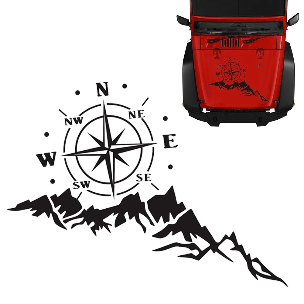 1PC 65cm X 35cm Car Sticker Compass Mountain Vinyl Decal -Sticker For Car Truck Hood Side Door Graphics
1PC 65cm X 35cm Car Sticker Compass Mountain Vinyl Decal -Sticker For Car Truck Hood Side Door Graphics
