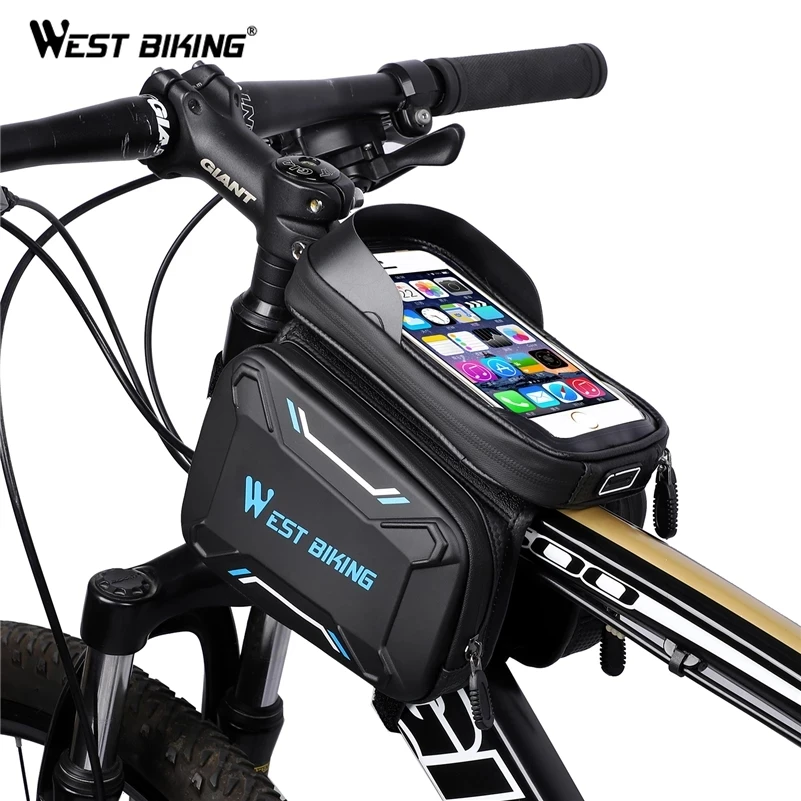 WEST BIKING ПУ водонепроницаемая велосипедная сумка, верхняя Передняя сумка для горного велосипеда, корзина для рамы горного велосипеда, велоси...
WEST BIKING ПУ водонепроницаемая велосипедная сумка, верхняя Передняя сумка для горного велосипеда, корзина для рамы горного велосипеда, велоси...