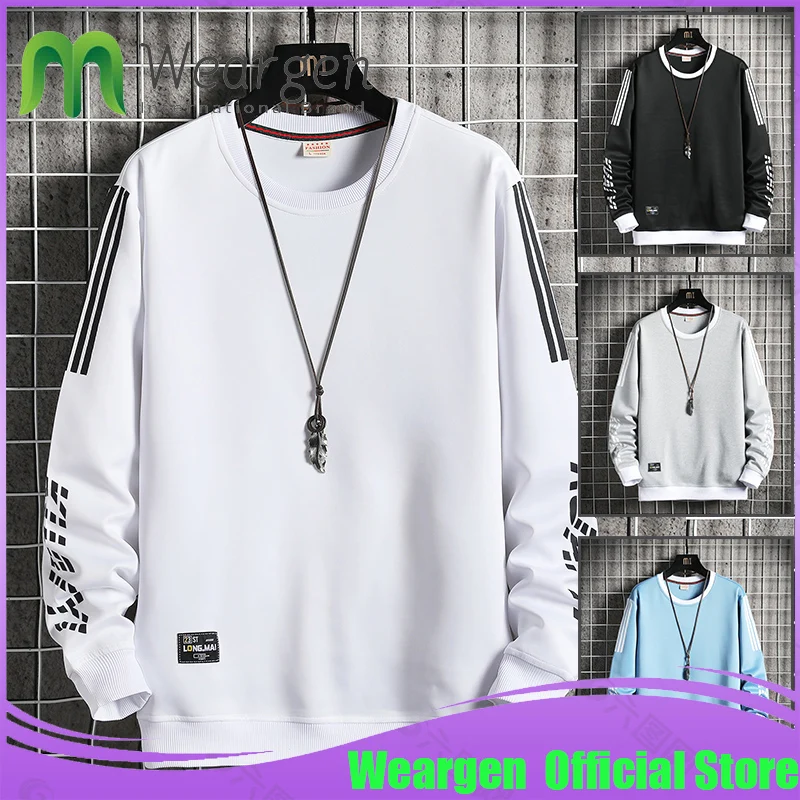 Свитшот Weargen мужской однотонный, повседневный худи в стиле хип-хоп, пуловер с круглым вырезом и надписью, одежда на осень, WY1830
Свитшот Weargen мужской однотонный, повседневный худи в стиле хип-хоп, пуловер с круглым вырезом и надписью, одежда на осень, WY1830