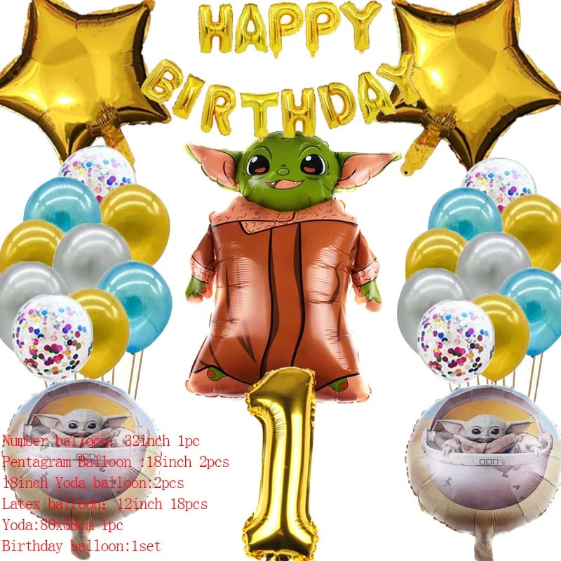 Star Wars Balloons Cartoon Anime Yoda Figure Foil/Latex Ballon Funny Gift Globos Baby Yoda Birthday Decor Boy Party Supplies
Star Wars Balloons Cartoon Anime Yoda Figure Foil/Latex Ballon Funny Gift Globos Baby Yoda Birthday Decor Boy Party Supplies
