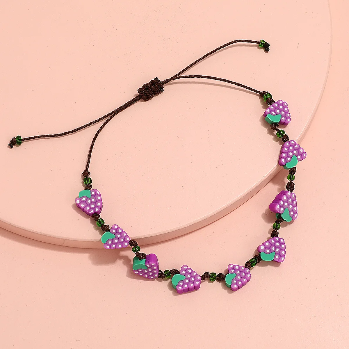 Creative soft pottery fruit Bracelet personality simple color Handmade Bracelet Adjustable geometric women's Bracelet
Creative soft pottery fruit Bracelet personality simple color Handmade Bracelet Adjustable geometric women's Bracelet