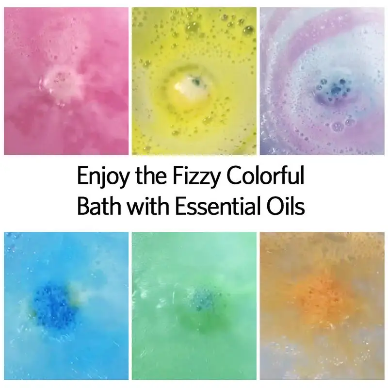 LAGUNAMOON 28Pcs Coconut Vanilla Bath Salt Ball Set Bubble Bars Salt Ball Rose Passion Fruit Orange Lemon Tea Tree Strawberry 
LAGUNAMOON 28Pcs Coconut Vanilla Bath Salt Ball Set Bubble Bars Salt Ball Rose Passion Fruit Orange Lemon Tea Tree Strawberry