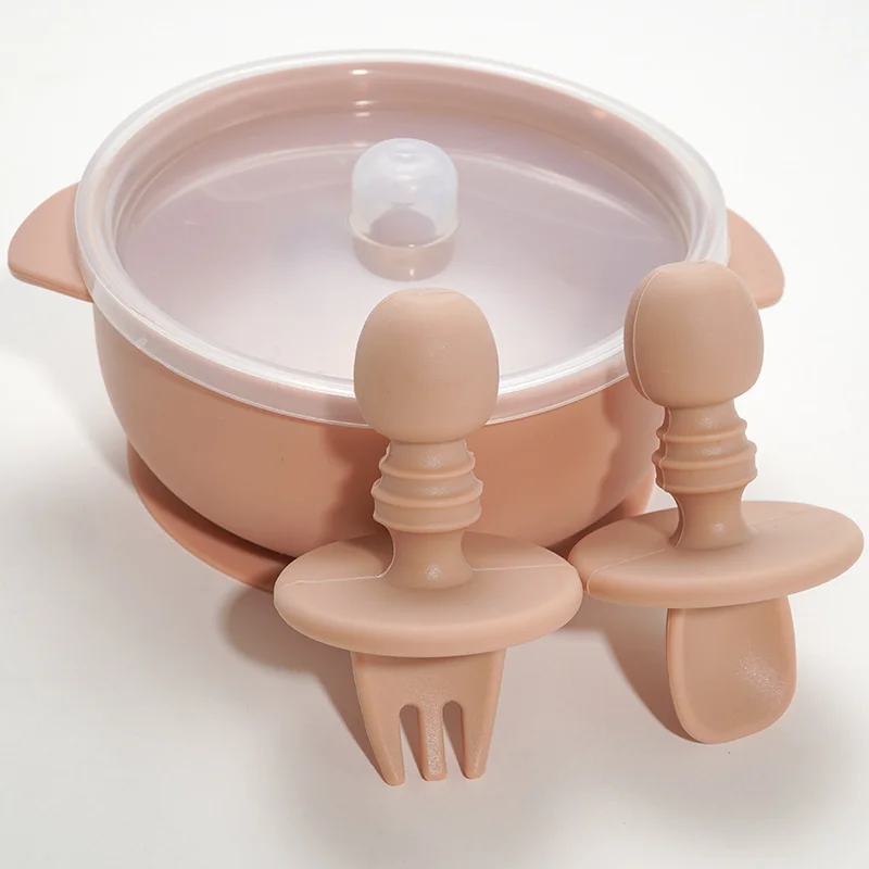 Baby Silicone Stuff Solid Color Waterproof Bibs Foldable Saliva Towel And Mini Fork Spoon Kids Sucker Leak Proof Bowls With Lid
Baby Silicone Stuff Solid Color Waterproof Bibs Foldable Saliva Towel And Mini Fork Spoon Kids Sucker Leak Proof Bowls With Lid