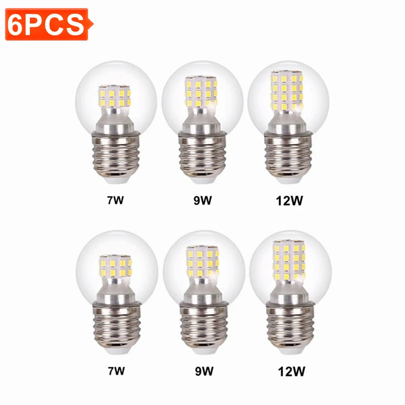 6PCS E27 LED Bulb Lamp 7W 9W 12W Bulb Magic Beans AC110V 220V High Brightness Lampada Bombilla LED Spotlight Pendant Table Lamp
6PCS E27 LED Bulb Lamp 7W 9W 12W Bulb Magic Beans AC110V 220V High Brightness Lampada Bombilla LED Spotlight Pendant Table Lamp