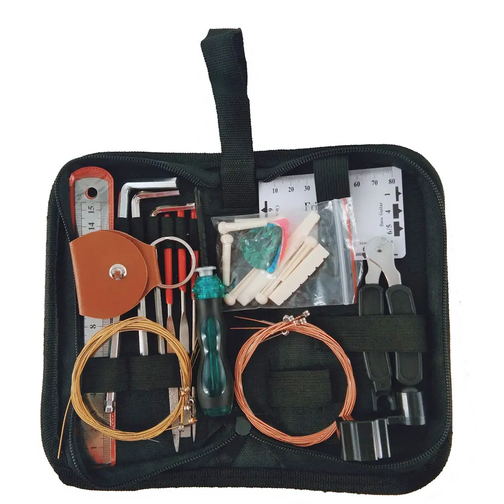 Guitar Tool Kit Set Repairing Maintenance Tools String Organizer String Action Ruler Gauge Measuring Tool String Changing Tool
Guitar Tool Kit Set Repairing Maintenance Tools String Organizer String Action Ruler Gauge Measuring Tool String Changing Tool