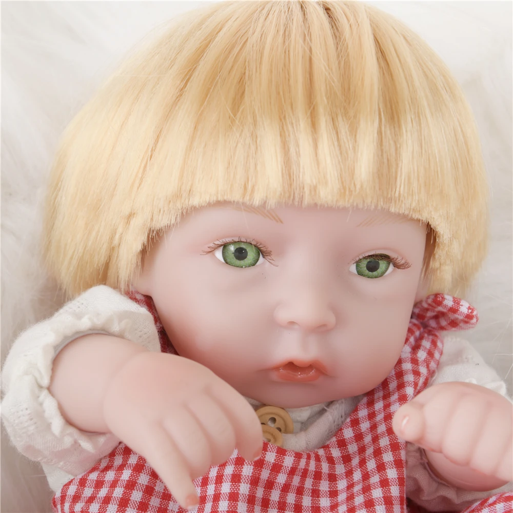 Fashion 25CM Cute Babies Bebe Reborn Dolls Lifelike Mini Full Vinyl Silicone Body 10" Newborn Doll Kids Christmas Surprise Gifts
Fashion 25CM Cute Babies Bebe Reborn Dolls Lifelike Mini Full Vinyl Silicone Body 10" Newborn Doll Kids Christmas Surprise Gifts
