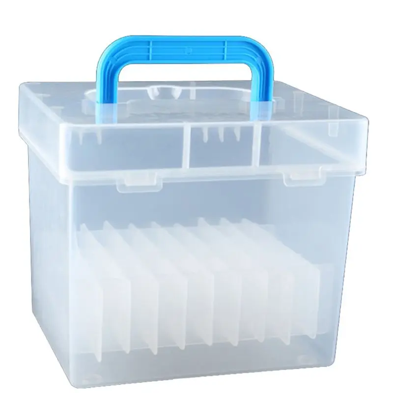 80 Slot Plastic Carrying Marker Case Holder Storage Organizer Box for Paint Sketch Markers-Fits for Markers Pen from 15mm to 18m
80 Slot Plastic Carrying Marker Case Holder Storage Organizer Box for Paint Sketch Markers-Fits for Markers Pen from 15mm to 18m