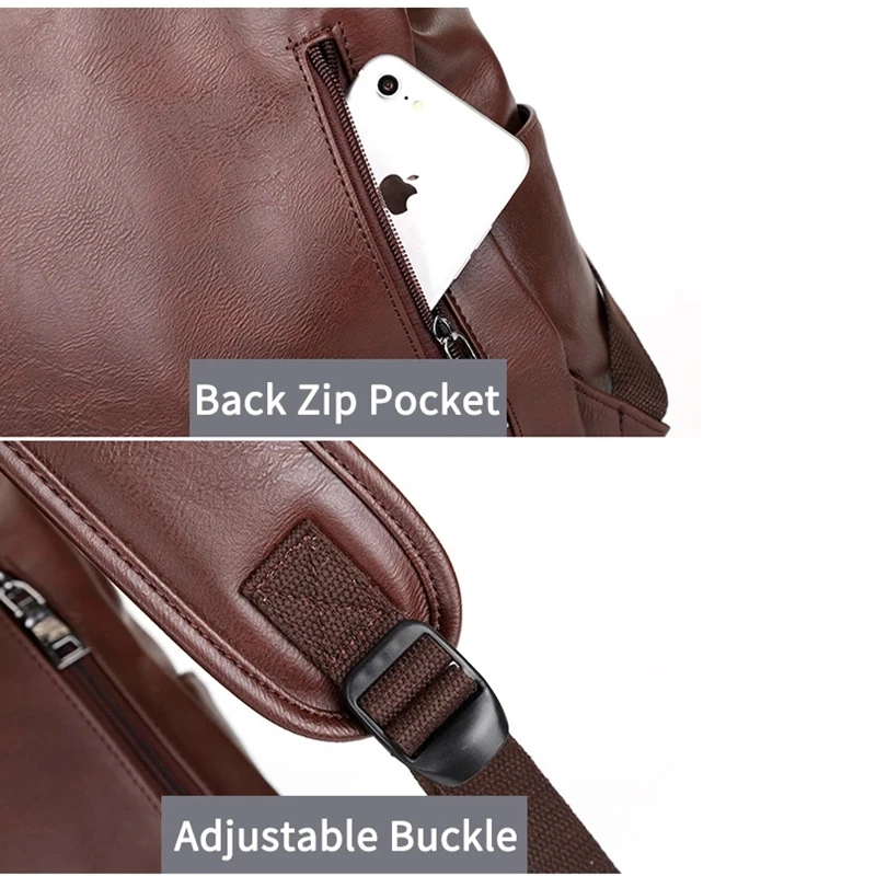 Vintage Crazy Horse Leather PU Men's Backpack Retro Fashion Women's Travel Bags College School Student Bookbag Laptop Bag
Vintage Crazy Horse Leather PU Men's Backpack Retro Fashion Women's Travel Bags College School Student Bookbag Laptop Bag