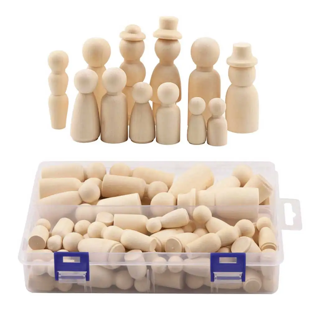 50pcs Painted Wooden Figure Wooden Peg Dolls Wooden Decorative DIY Doll People For Diy Home Decoration Wood Craft For Baby Toys
50pcs Painted Wooden Figure Wooden Peg Dolls Wooden Decorative DIY Doll People For Diy Home Decoration Wood Craft For Baby Toys