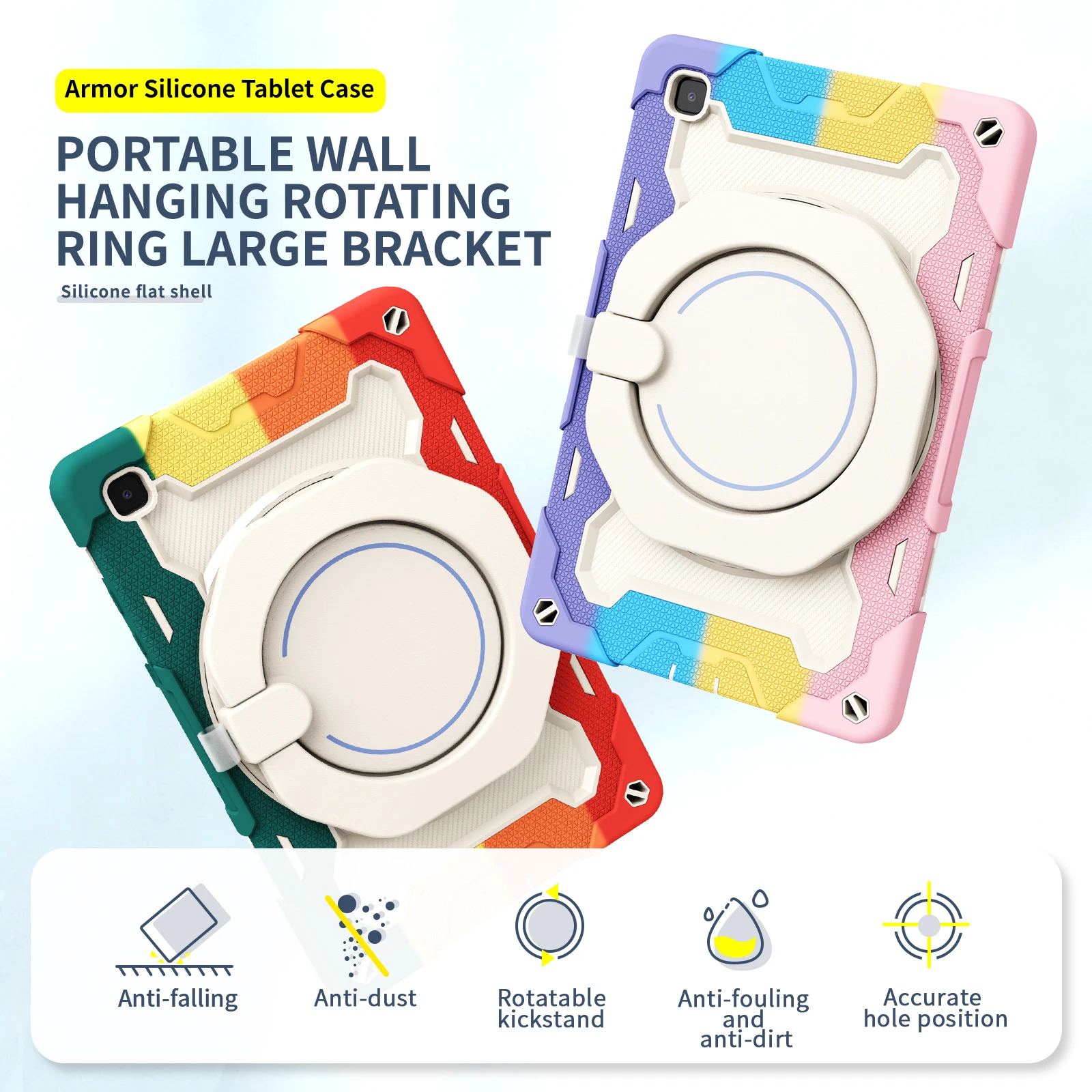 Samsung TAB A7 protective cover 10.4 inch SM-T500/T505/T507 detachable protective shell silicone rotatable bracket
Samsung TAB A7 protective cover 10.4 inch SM-T500/T505/T507 detachable protective shell silicone rotatable bracket