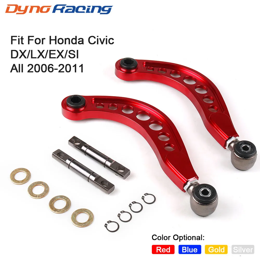 

Aluminium Car Rear Camber Kits Lower Control Arm Camber Arm Kit for Honda Civic DX/LX/EX/SI FG2 FD 06-11