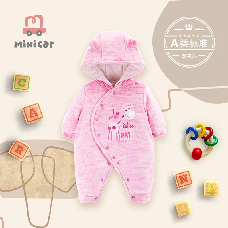 Baby one piece Romper baby cotton open file climbing clothes girl baby spring and autumn Jumpsuit with hat
Baby one piece Romper baby cotton open file climbing clothes girl baby spring and autumn Jumpsuit with hat