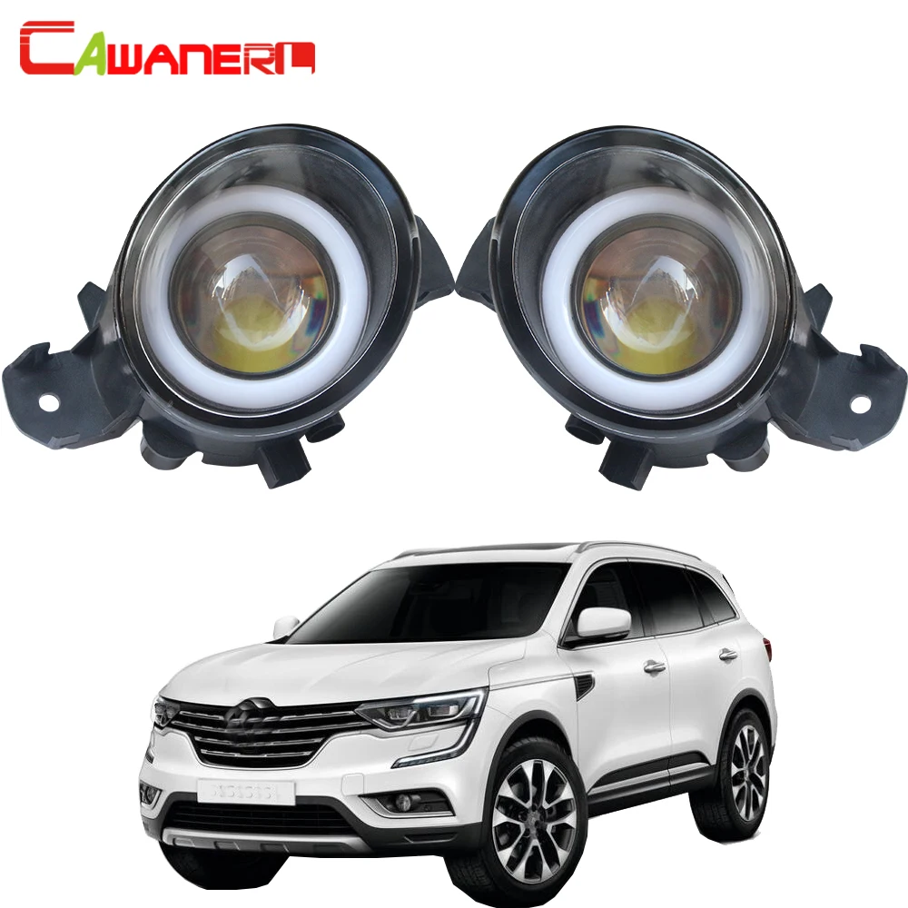 

Cawanerl For Renault Koleos (HY_) 2008-2015 Car LED Bulb Fog Light Angel Eye Daytime Running Light DRL H11 3000LM 12V 2 Pieces