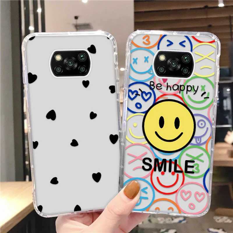 POCO X3 NFC M3 F3 Case Silicone Cute Smile Phone Case For Xiaomi Mi 10T Lite Fundas Redmi Note 10 Pro 8 8T 9C NFC 9T Soft Cover
POCO X3 NFC M3 F3 Case Silicone Cute Smile Phone Case For Xiaomi Mi 10T Lite Fundas Redmi Note 10 Pro 8 8T 9C NFC 9T Soft Cover