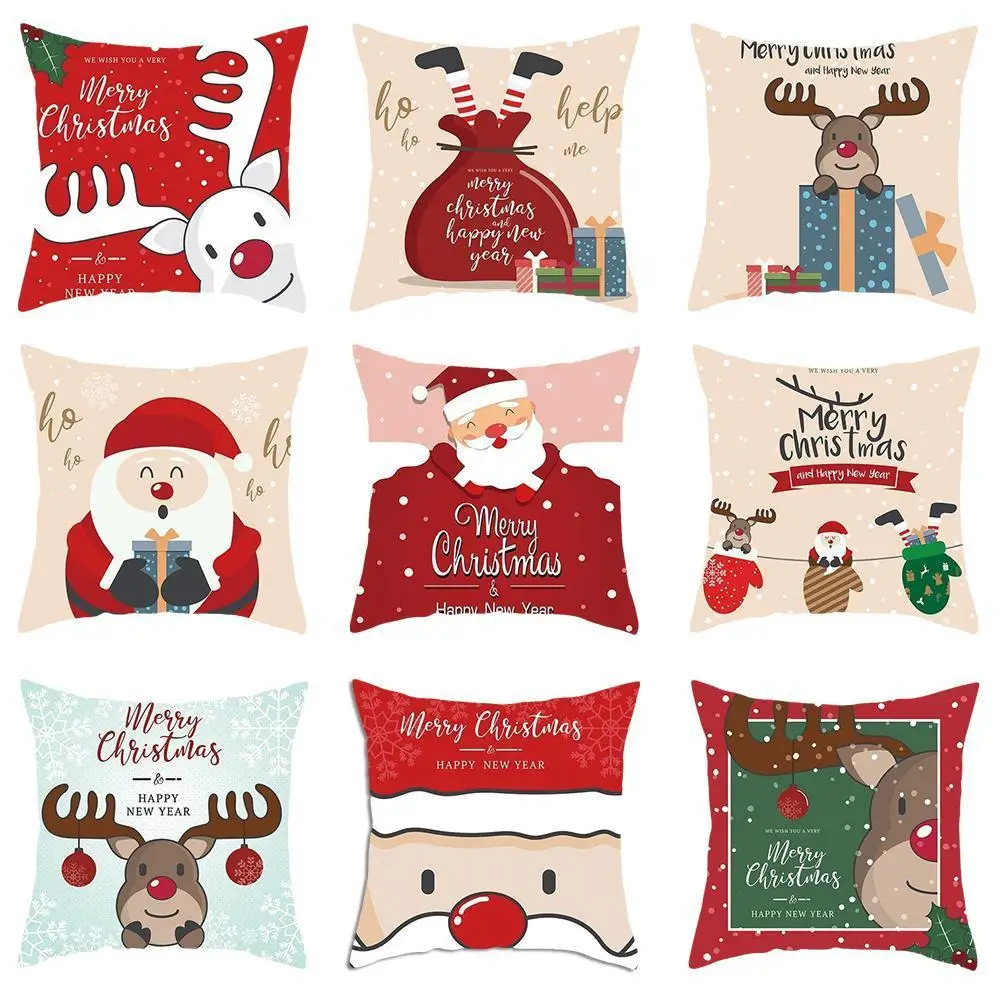 New Christmas Pillow Cover Peach Skin Luxury Decorative Pillow Cover Printing Family Cushion Cover Hotel Coffee Bar Pillow Cover
New Christmas Pillow Cover Peach Skin Luxury Decorative Pillow Cover Printing Family Cushion Cover Hotel Coffee Bar Pillow Cover