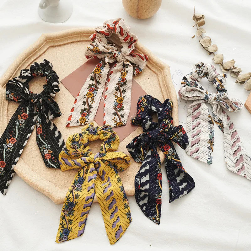 Ruoshui korean Style Floral Hair Ribbon Woman Bowknot Flower Hair Ties Scrunchies Girls Elastic Hairband Hair Accessories
Ruoshui korean Style Floral Hair Ribbon Woman Bowknot Flower Hair Ties Scrunchies Girls Elastic Hairband Hair Accessories