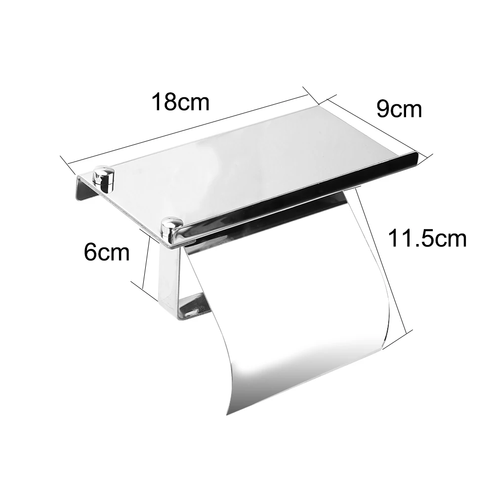 NICEYARD Stainless Steel Wall Mounted Hanging Rack Toilet Paper Holder Bathroom Toilet Anti-rust Tissue Holder Home Supplies
NICEYARD Stainless Steel Wall Mounted Hanging Rack Toilet Paper Holder Bathroom Toilet Anti-rust Tissue Holder Home Supplies