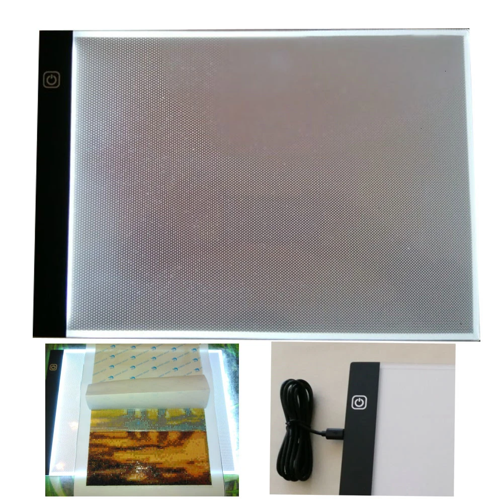 Huacan Diamond Painting LED Light Ultra Slim 3.5mm Diamond Embroidery Tablet Tool Pad A4 Adjustable Tablet Painting Tool
Huacan Diamond Painting LED Light Ultra Slim 3.5mm Diamond Embroidery Tablet Tool Pad A4 Adjustable Tablet Painting Tool