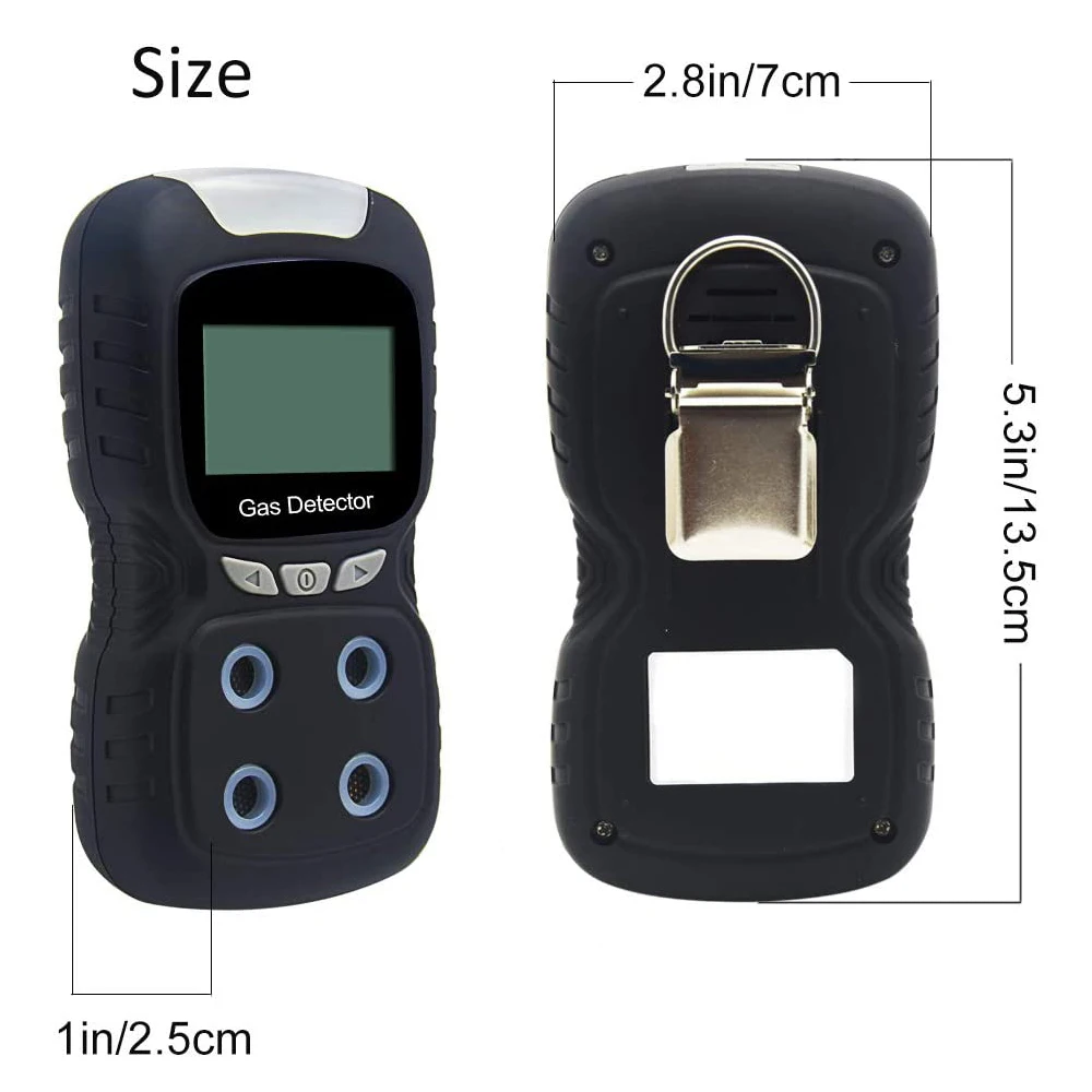 The new air quality sensor detects gas LCD display value 4 in 1 portable handheld
The new air quality sensor detects gas LCD display value 4 in 1 portable handheld