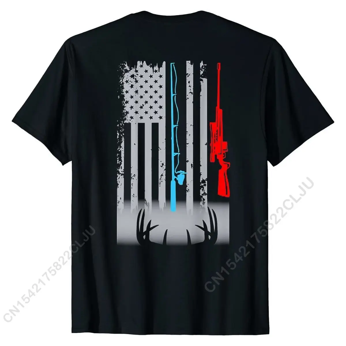 Fishin Rod Shotgun Deer Flag (on back) T-Shirt Birthday Men Tops Shirt For Students Cotton T Shirts Funny Graphic
Fishin Rod Shotgun Deer Flag (on back) T-Shirt Birthday Men Tops Shirt For Students Cotton T Shirts Funny Graphic