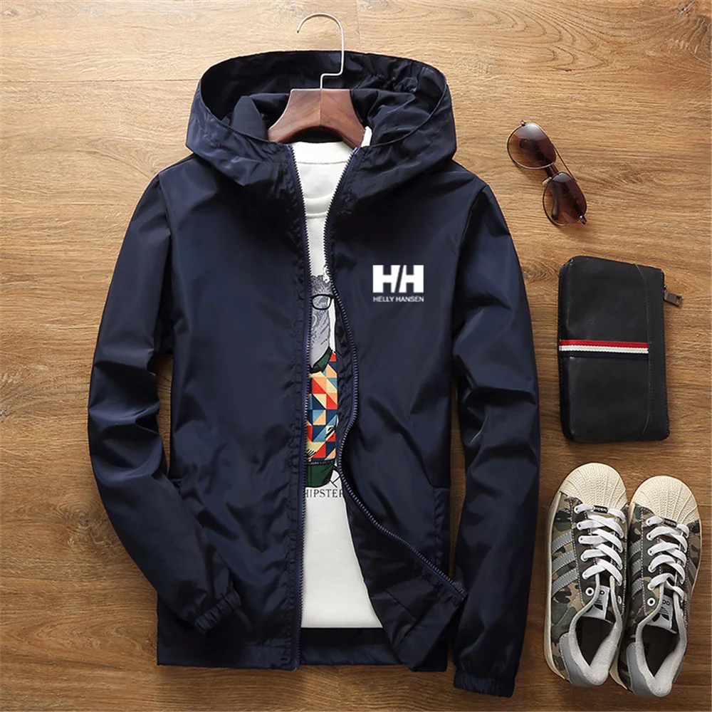2021 Spring and autumn New Jacket Men's street Hooded windbreaker thin zipper sports Jacket Casual
2021 Spring and autumn New Jacket Men's street Hooded windbreaker thin zipper sports Jacket Casual
