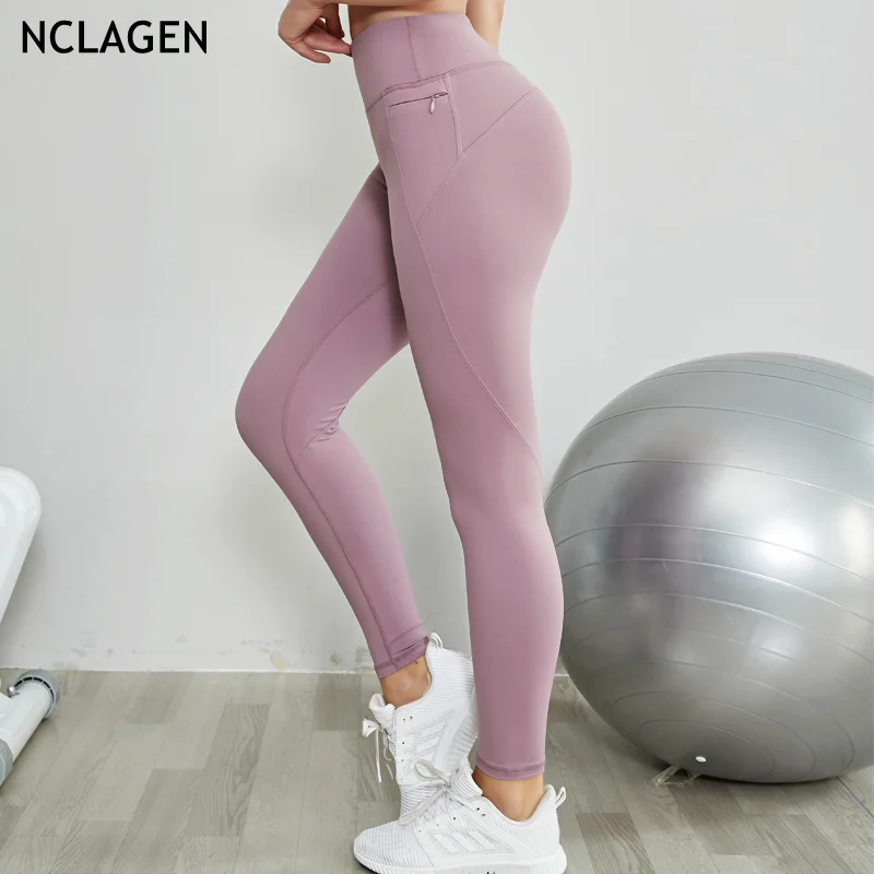 

Women Gym Leggings Sport Fitness High Waist Yoga Pants Tummy Control Butt Lifting Squat Proof Running Workout Tights NCLAGEN