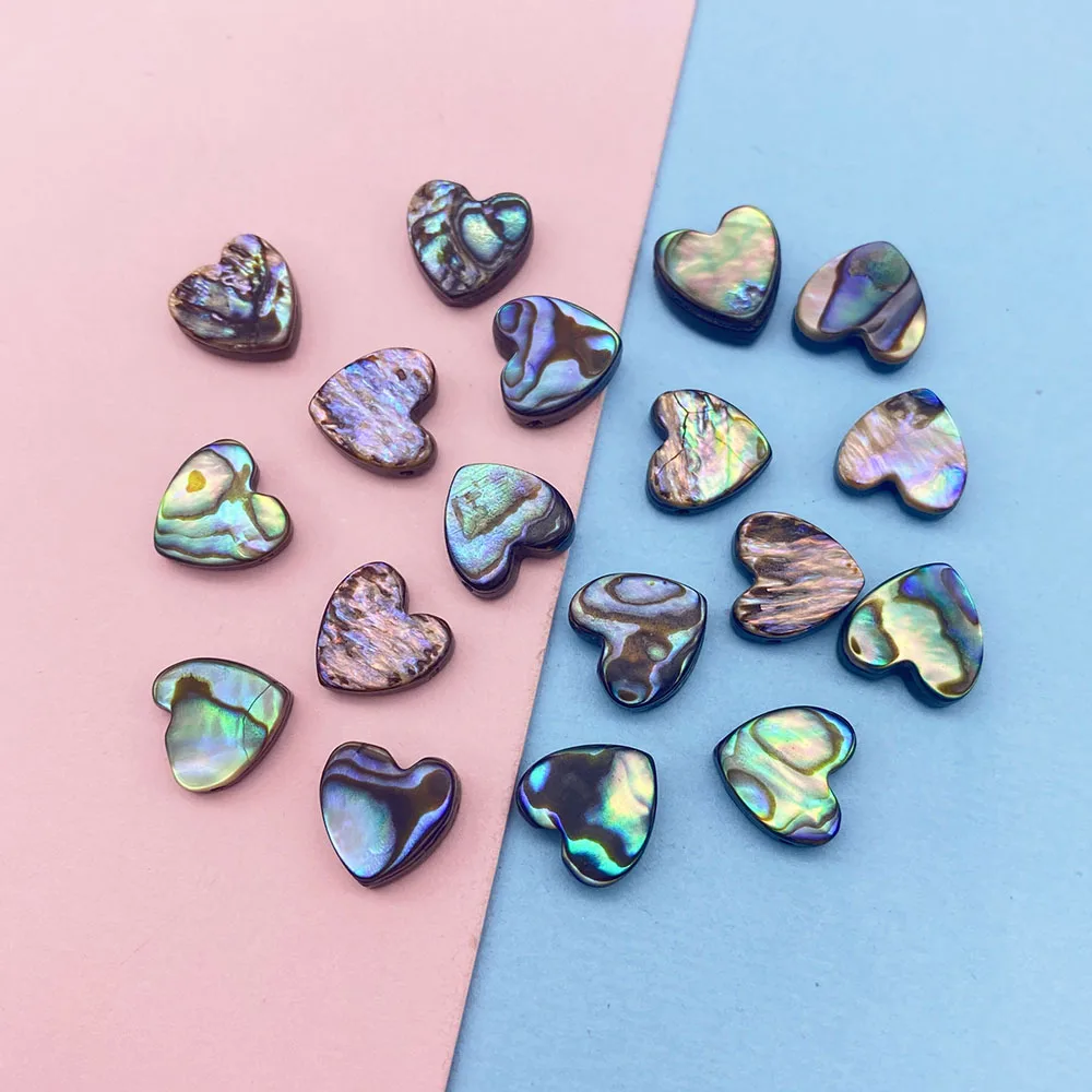 Natural Abalone Shell Beads for Jewelry Making DIY Earrings Necklace Bracelet Anklet Supplies Accessories Heart Shape Loose Bead
Natural Abalone Shell Beads for Jewelry Making DIY Earrings Necklace Bracelet Anklet Supplies Accessories Heart Shape Loose Bead