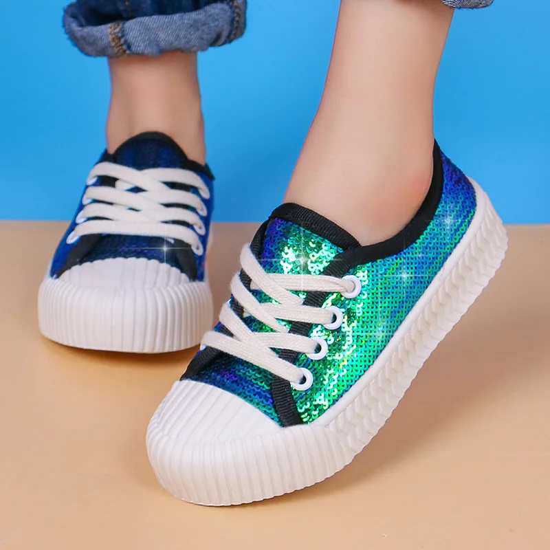 Girls'sneakers, autumn style, children's shoes, elastic fashion, scales, girls' Princess shoes, children's casual shoes
Girls'sneakers, autumn style, children's shoes, elastic fashion, scales, girls' Princess shoes, children's casual shoes
