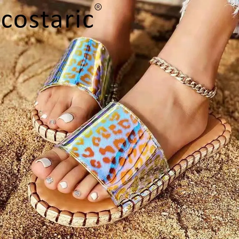 Size 36-43 Leopard PVC Women Slippers New Casual Outdoor Sandals Women Summer Round Toe Women Shoes Zebra Pattern Slides Women
Size 36-43 Leopard PVC Women Slippers New Casual Outdoor Sandals Women Summer Round Toe Women Shoes Zebra Pattern Slides Women