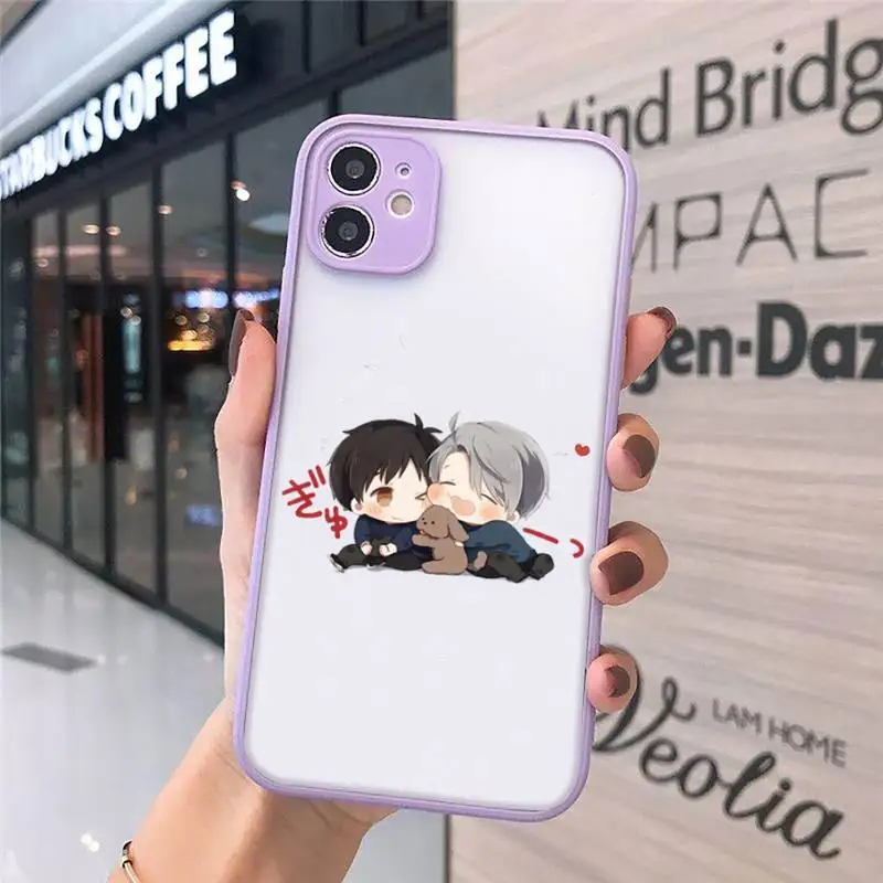 Cartoon cute Yuri on Ice anime Phone Case matte transparent For iphone 7 8 11 12 plus mini x xs xr pro max cover
Cartoon cute Yuri on Ice anime Phone Case matte transparent For iphone 7 8 11 12 plus mini x xs xr pro max cover