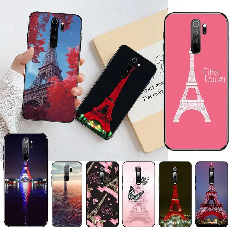 Paris c французким красным рисунком Эйфелевой башни чехол для телефона Redmi Note 9 8 8A 7 6