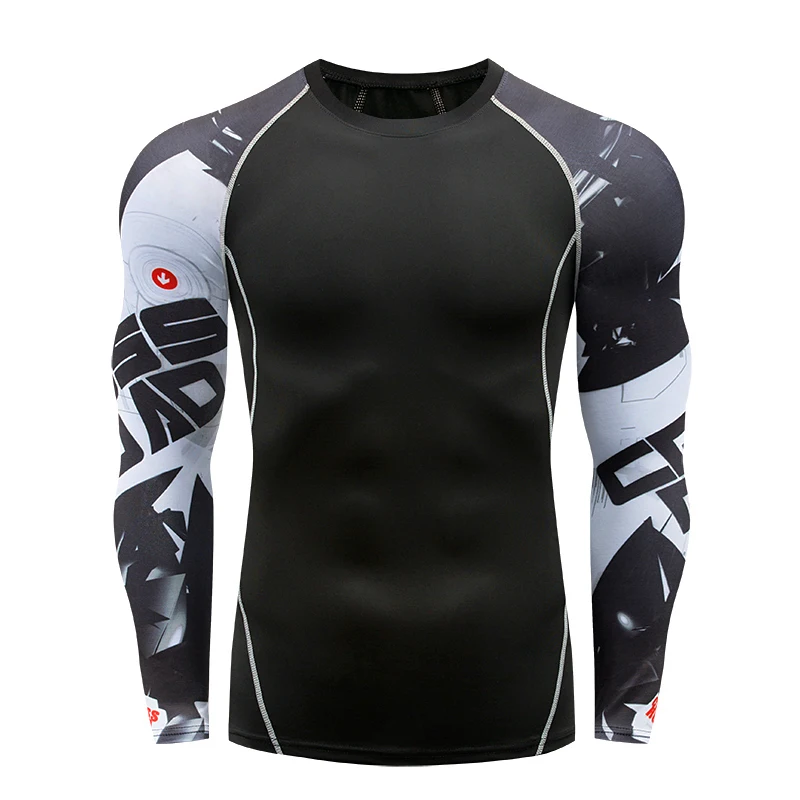 Men's Long Sleeve Compression Shirt Quick-drying Gym Training T-shirt Fitness Sports Shirt Men's Rashguard Workout Training Tigh
Men's Long Sleeve Compression Shirt Quick-drying Gym Training T-shirt Fitness Sports Shirt Men's Rashguard Workout Training Tigh