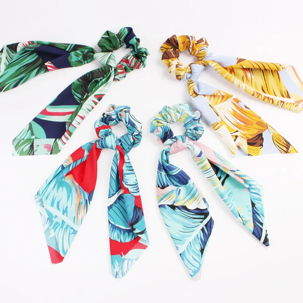 Fashion Print Chiffon Scrunchies Hair Ties Ponytail Scarf Bows Elastic Hair Band Women Girls Hair Ropes Chic Hair Accessories
Fashion Print Chiffon Scrunchies Hair Ties Ponytail Scarf Bows Elastic Hair Band Women Girls Hair Ropes Chic Hair Accessories