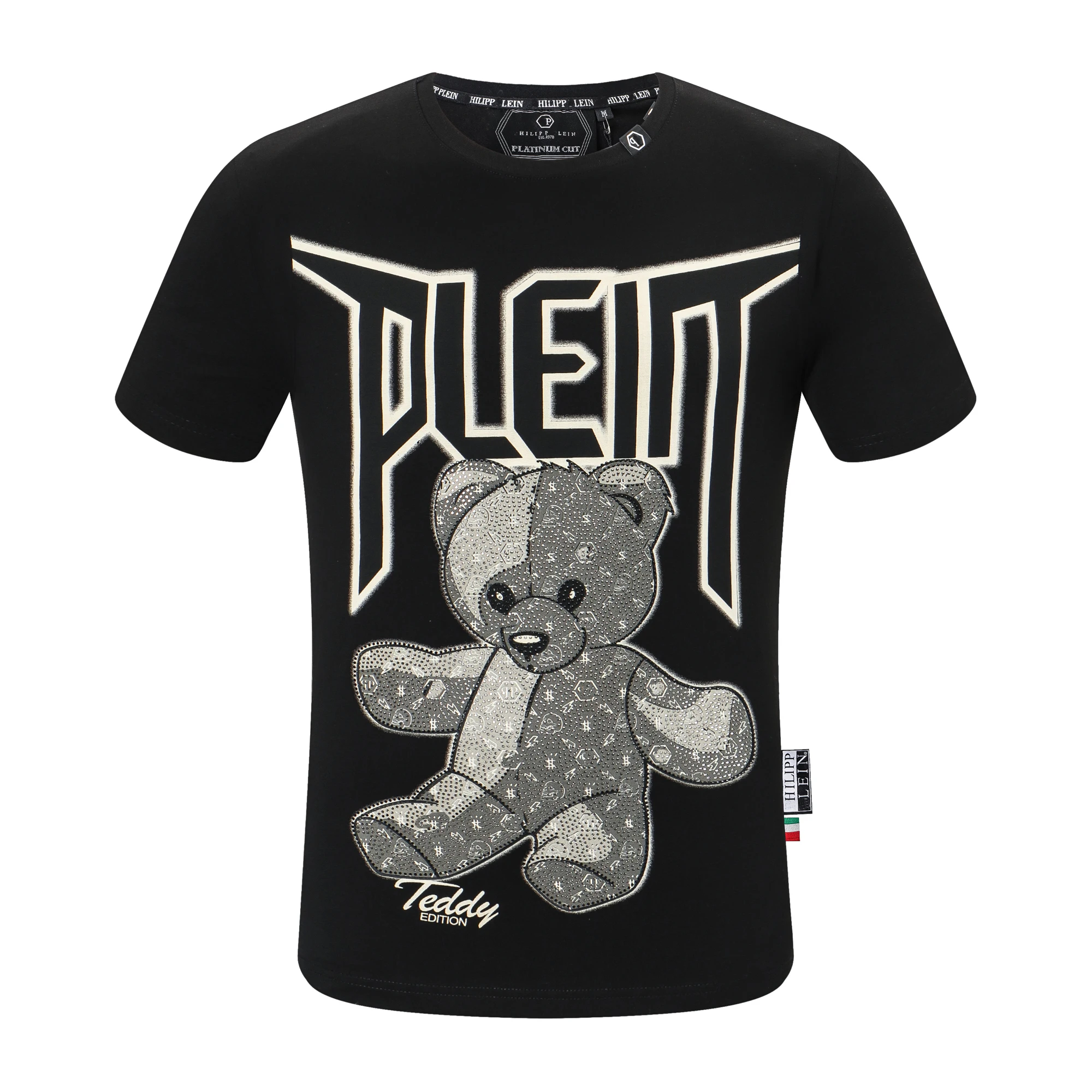 New Men's Tops PP T-Shirts Round Neck Pure Cotton Slim Fit Breathable High Quality Diamond Printing Comfortable Everyday
New Men's Tops PP T-Shirts Round Neck Pure Cotton Slim Fit Breathable High Quality Diamond Printing Comfortable Everyday